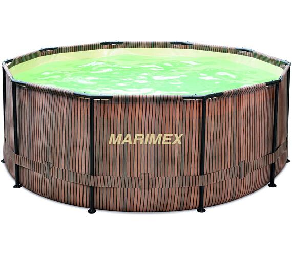Bazn se skimmerem Marimex Florida 10340284 3,05 x 0,91 m, motiv TEAK