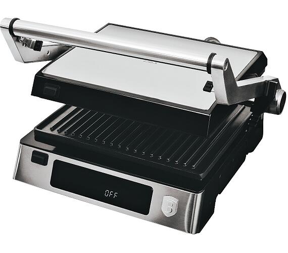 BERLINGERHAUS Kontaktn gril elektrick s nepilnavm povrchem 2000 W Stainless Steel BH-9603