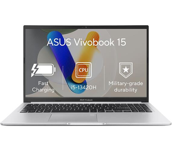 ASUS Vivobook 15 X1502VA-NJ597W Cool Silver 15.6/I5-13420H/8GB/512GB PCIE G3 SSD/Intel UMA/SILVER/WIN11 HOME