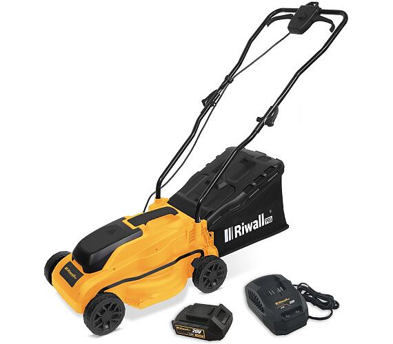 Akumultorov travn sekaka Riwall PRO RALM 3320i set, + 1x 4Ah baterie + 1x nabjeka 20 V