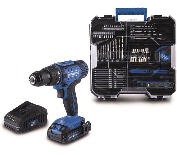 Set vrtacho roubovku Scheppach C-DTB74/1-X aku 20 V IXES s psluenstvm 74 ks