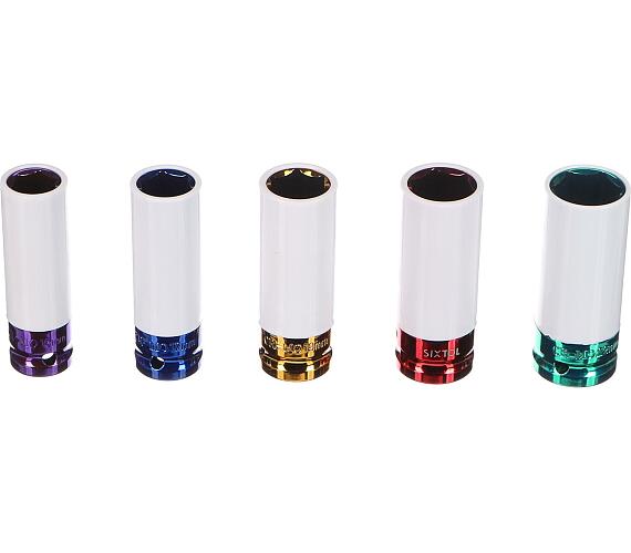 Rzov hlavice MECHANIC IMPACT 3, 1/2", 5ks SIXTOL