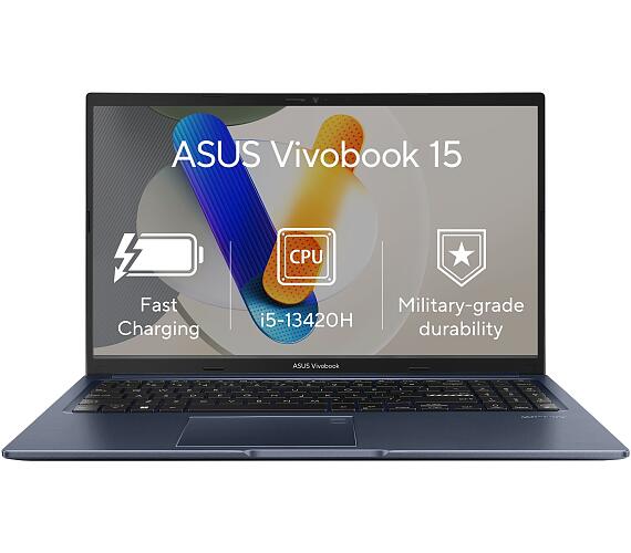 ASUS notebook Vivobook 15 (X1502VA-NJ880W), i5-13420H, 15.6" 1920 x 1080, Iris X, 16GB, 512GB SSD, W11 Home, Blue