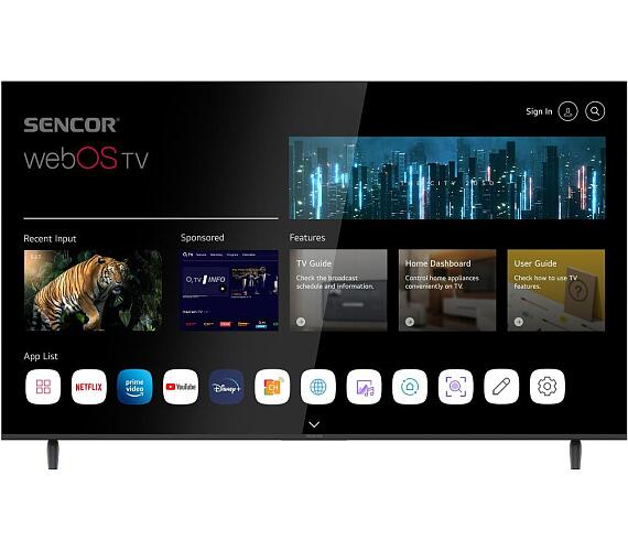 LED televize Sencor SLE 65US803B