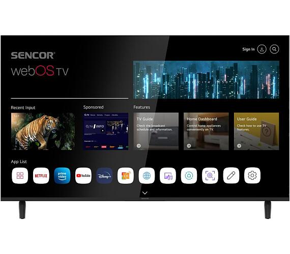 LED televize Sencor SLE 50US803B