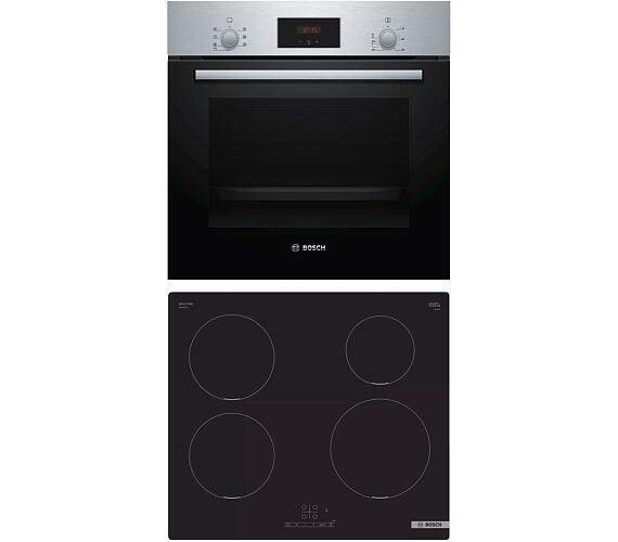 SET Trouba Bosch HBF133BR0 + Indukn varn deska Bosch PUE611BB5E