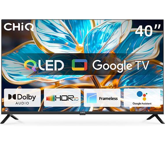 FHD QLED TV 40" CHiQ L40QG7V Google TV zruka 2+2 roky