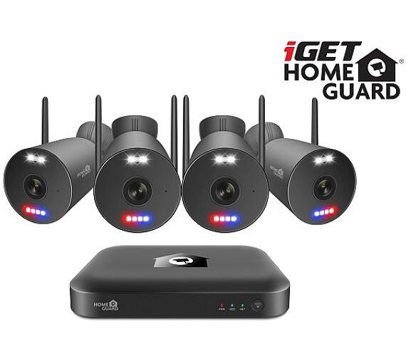 iGET HOMEGUARD HGNVK109104 - Wireless 3K NVR 10CH + 4x WiFi 3K kamera