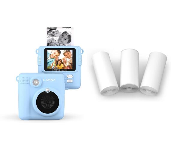 SET Fotoapart LAMAX InstaKid1, modr + Termopapr LAMAX InstaKid1, 3ks