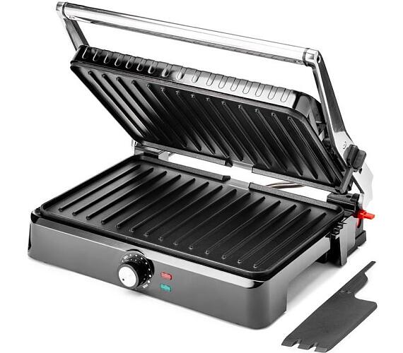 Kontaktn gril Huslog 2200W stbrn