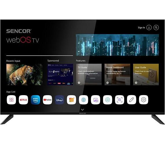 LED televize Sencor SLE 50US804B
