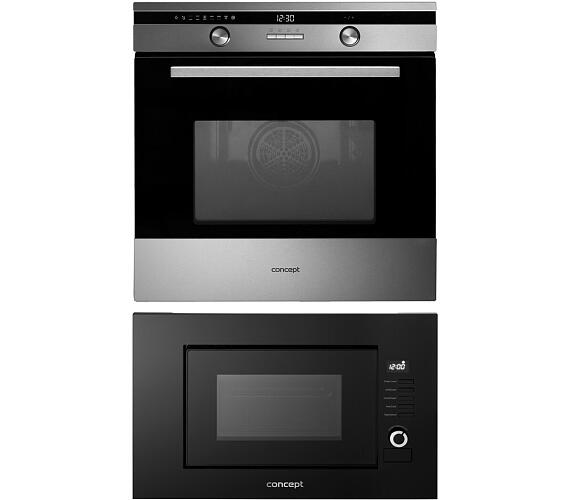 SET Trouba Concept ETV7460ss SINFONIA + Mikrovlnn trouba Concept MTV4020bc