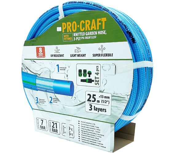 Modr zahradn hadice Procraft PR-3KGH1325F / PR-3KGH1325F