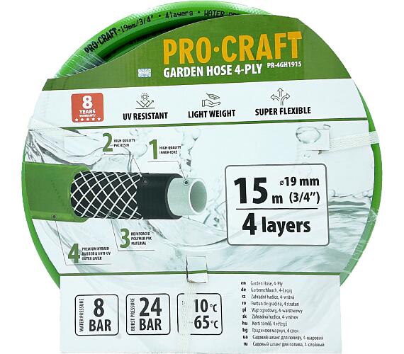 Hadice Procraft PR-4GH1915 / PR-4GH1915, 15m