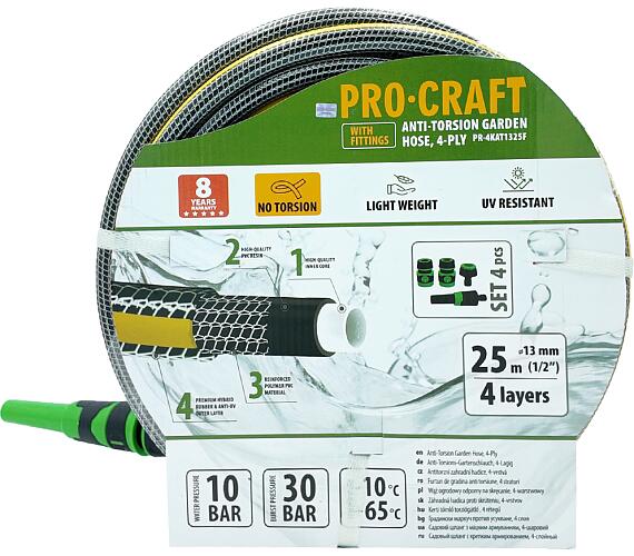 erno-lut zahradn hadice Procraft PR-4KAT1325F / PR-4KAT1325F