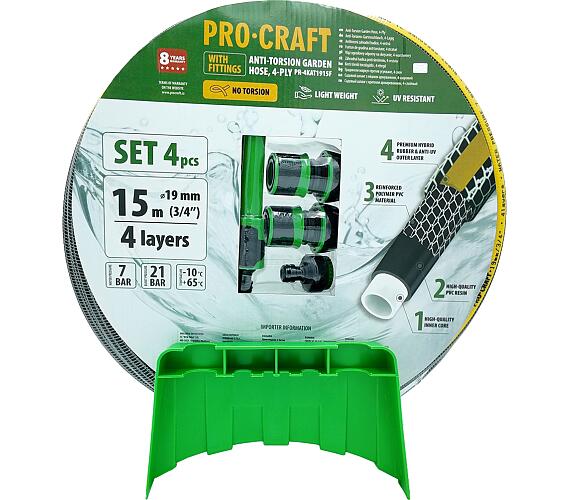 erno-lut zahradn hadice Procraft PR-4KAT1915F / PR-4KAT1915F