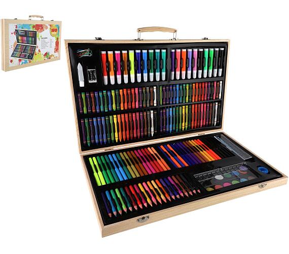 Teddies Sada na malovn - Art box kreativn sada 180ks v devnm kufku 47x30x4,5cm