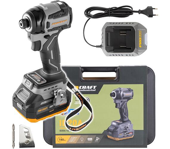 Aku rzov utahovk Procraft industrial ID20A (1 baterie) / ID20A-1b