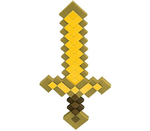 Teddies Me Minecraft zlat plast 52cm na kart