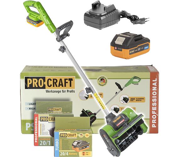 Aku snhov frza Procraft PSB20 s bateri a nabjekou / SPSB20/20-4-Turbo/20-1