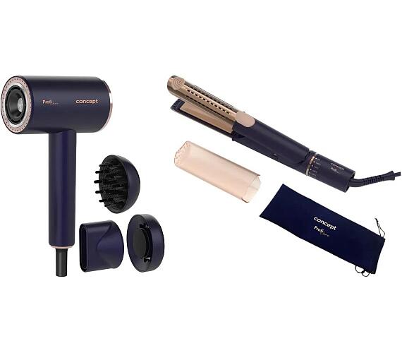 SET Fn na vlasy Concept VV8100 BLDC PROFI Care + ehlika na vlasy Concept VZ8100 PROFI Care se studenm vzduchem