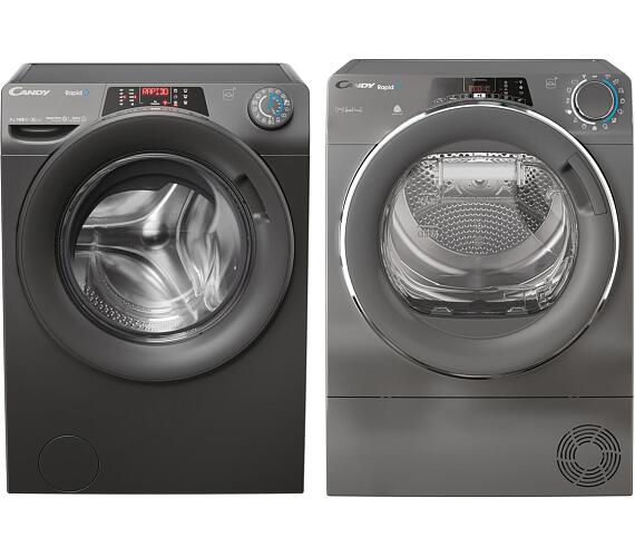 Candy RO4476DWMRR7/1-S + Sušička prádla Candy RO4 H7A2TCERX-S + DOPRAVA ZDARMA