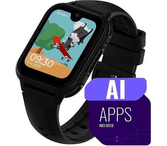 GARETT Smartwatch Kids Vibe AI 4G Black (VIBE_AI_4G_BLK)