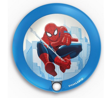 Disney Spider-man NOČNÍ SVÍT. SE SENZOREM LED 0,06W bez baterií Philips 71765/40/16