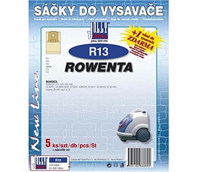 Sky do vysavae Jolly R13 (5ks) do vysav. Rowenta (ZR470) Ambia