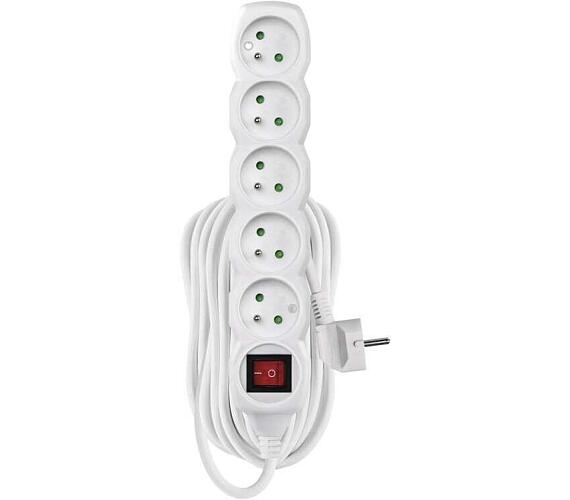 Prodlužovací kabel s vypínačem – 5 zásuvky
