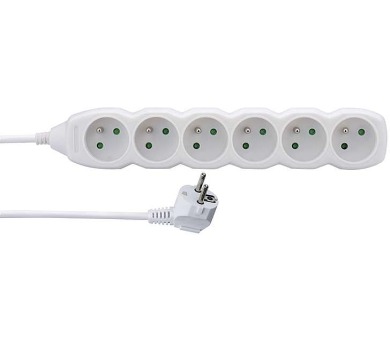 Prodlužovací kabel s vypínačem – 6 zásuvky