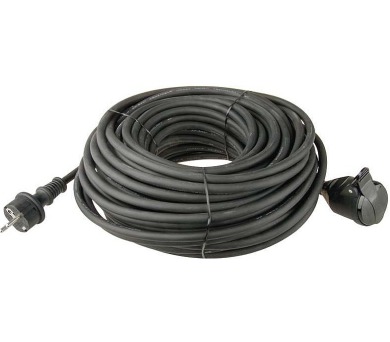 Emos venkovní prodlužovací kabel 10 m / 1 zásuvka / černý / guma-neopren / 230 V / 1,5 mm2 (P01710)