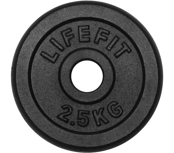 LIFEFIT kovový 2,5kg pro 30mm tyč - černá