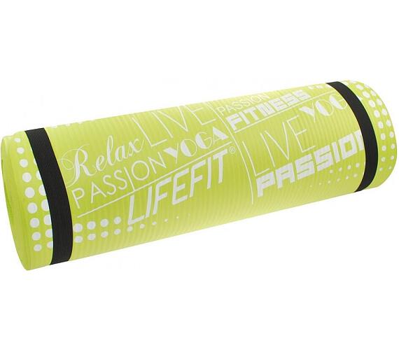 LIFEFIT Yoga Mat Exkluziv 100x60x1cm - zelená