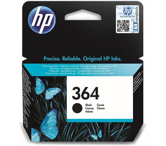 HP Inc. HP 364 Black Ink Cart, 6 ml, CB316EE (250 pages) (CB316EE#BA3)