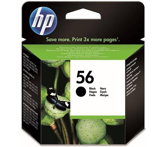 HP Inc. HP 56 Black Ink cart, 19 ml, C6656AE (520 pages) (C6656AE#UUQ)