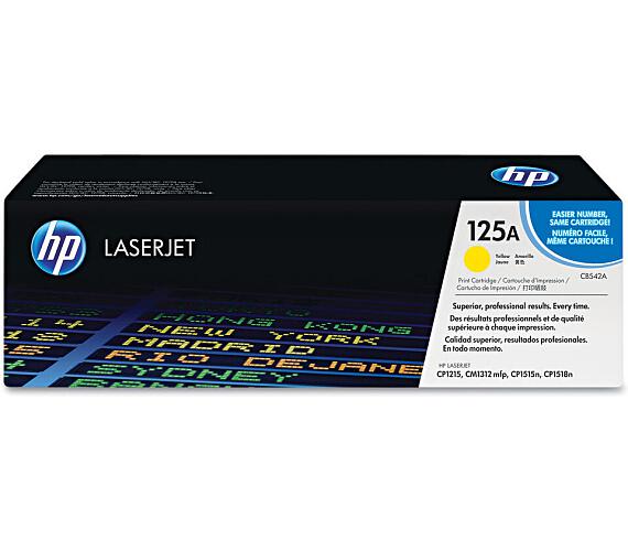 HP Inc. HP 125A Yellow LJ Toner Cart, CB542A (1,400 pages)