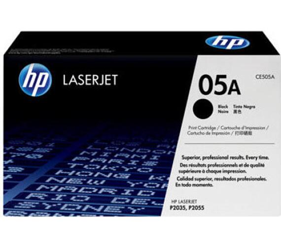 HP Inc. HP 05A Black LJ Toner Cart, CE505A (2,300 pages)
