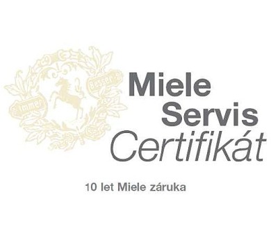 Miele servis certifikát - 10 let záruka + DOPRAVA ZDARMA