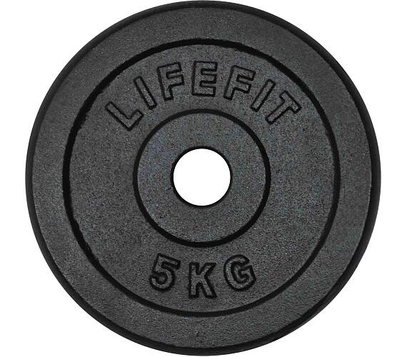 LIFEFIT kovový 5kg pro 30mm tyč - černá