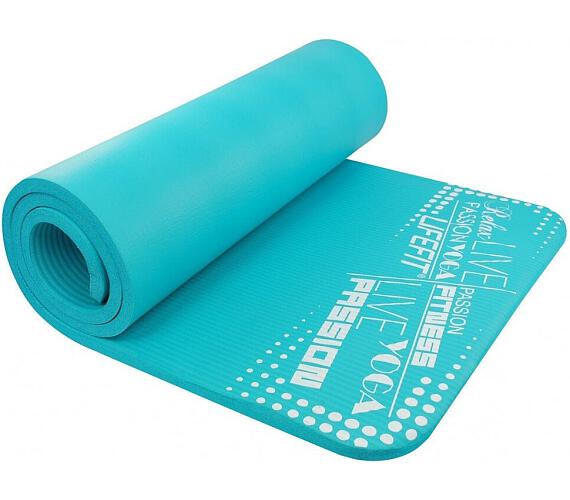 LIFEFIT Yoga Mat Exkluziv Plus 180x60x1,5cm - tyrkysová