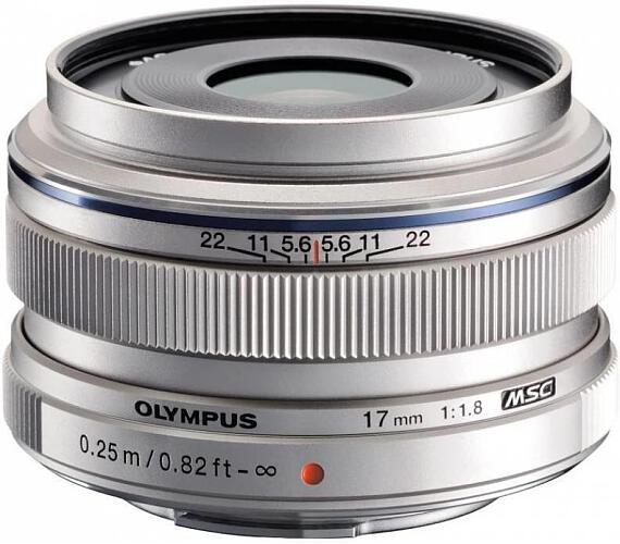 Olympus EW-M1718 - 17mm f1.8 silver