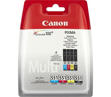 Canon PGI-550 + CLI-551 C/M/Y/BK/GY Multi pack (6496B005)
