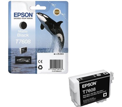 Epson T7608 Ink Cartridge Matte Black (C13T76084010)