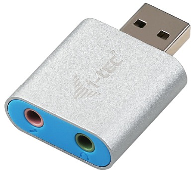 i-tec USB 2.0 Metal Mini Audio Adapter (U2AMETAL)