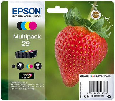 Epson Multipack 4-colours 29 Claria Home Ink (C13T29864012)
