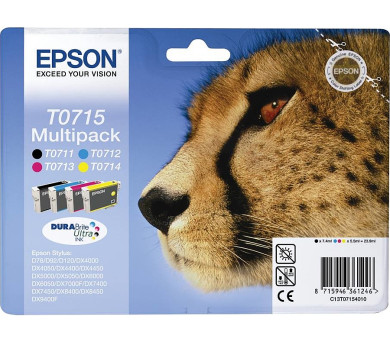 Epson Multipack 4-colours T0715 DURABrite UltraInk (C13T07154012)