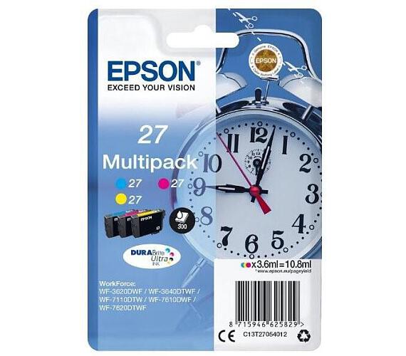 Epson Multipack 3-colour 27 DURABrite Ultra Ink (C13T27054012)