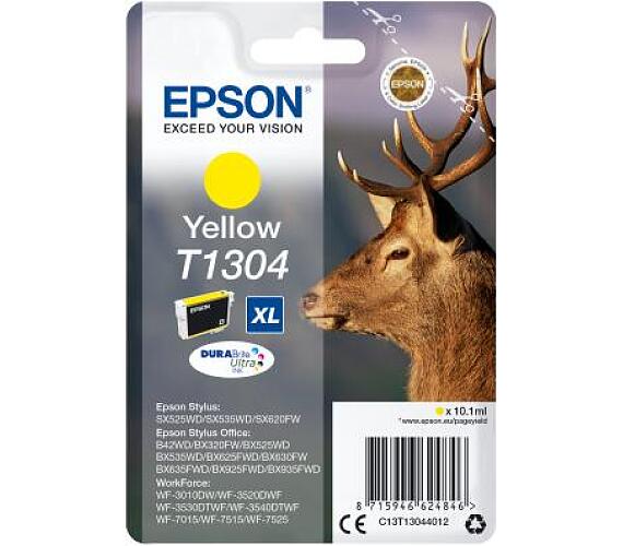 Epson Singlepack Yellow T1304 DURABrite Ultra Ink (C13T13044012)