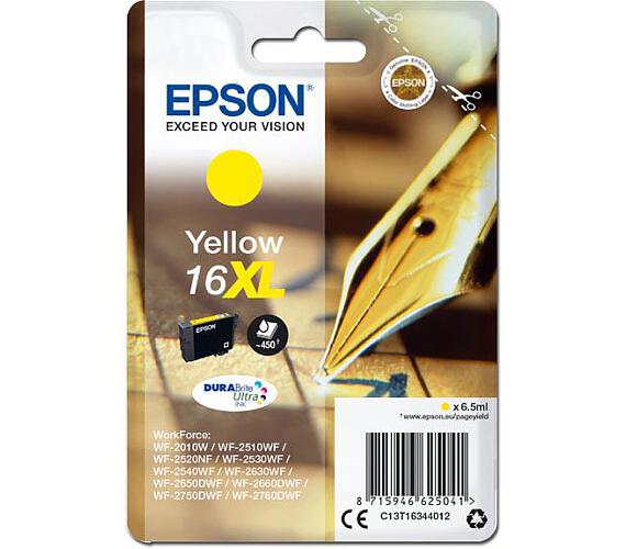 Epson Singlepack Yellow 16XL DURABrite Ultra Ink (C13T16344012)